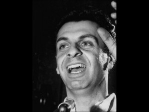 Comedian Mort Sahl Entertaining at a Night-Club Called 