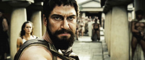 Photo of Gerard Butler, portraying King Leonidas from 