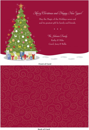 Christmas Card Sayings & Christmas Card Wording Ideas
