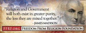 Separation of Church and State is needed greatly. Or else you get this ...