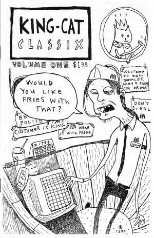 Porcellino’s Punk phase: King-Cat Classix Vol. 1, 1990.