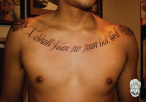 Tattoos For Men On Chest Quotes