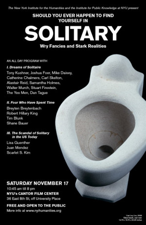 ... Robert King and other important critics of solitary confinement