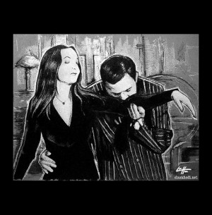 Oh Tish I love it when you speak French - The Addams Family Morticia ...
