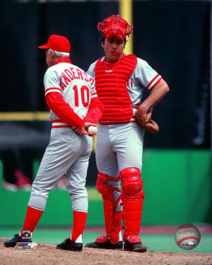 Johnny Bench Sparky Anderson