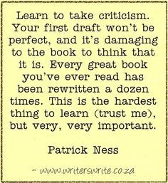 Quotable - Patrick Ness - Writers Write Creative Blog