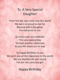 ... From Daughter | birthday daughter happy birthday daughter ... More