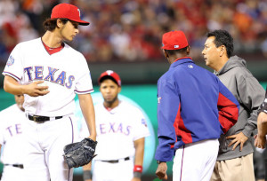 Ikuyo Darvish Yu darvish and ron washington photos wild card game ...