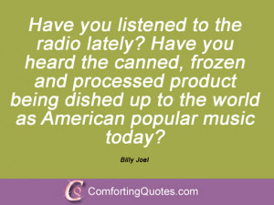 Billy Joel Sayings