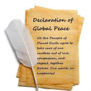 Global Peace.