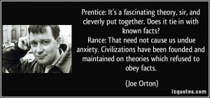 ... undue anxiety. Civilizations have been founded and maintained on