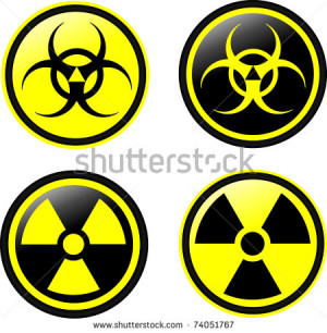 Radiation Symbol Tattoo Vector symbols of radiation