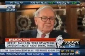 In a CNBC interview in 2010, investor Warren Buffett offered ...