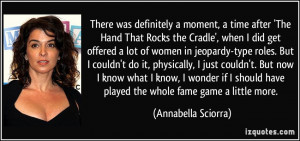 More Annabella Sciorra Quotes