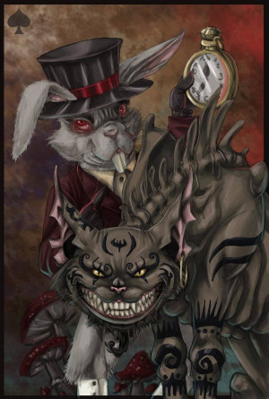Cheshire and The White Rabbit - Alice: Madness Returns...