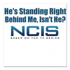 ... Gifts > Crime Auto > NCIS TV Quote-Tony DiNozzo Square Car Magnet 3