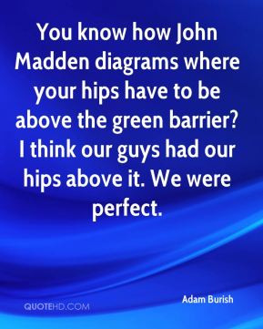 ... green barrier? I think our guys had our hips above it. We were perfect