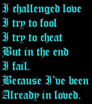 Challenged Love ~ Challenge Quote