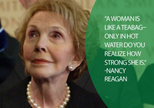 Former first lady Nancy Reagan was also an actress in the 1940s and ...