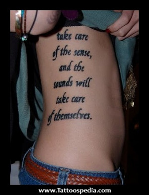 Three Word Quotes For Tattoos » Cherry Creek Tattoos 110