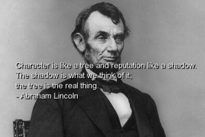 Abraham lincoln quote quotes sayings people character
