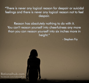 Stephen fry on depression and suicidal feelings.. by rationalhub