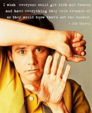 Quote / Jim Carrey... Love this. Love him.