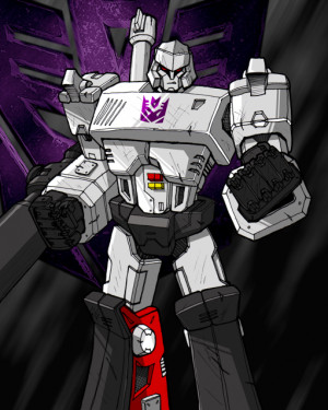 THIS is Megatron...I don't know what that garbage you posted is.