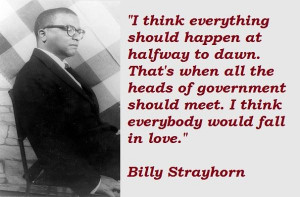 Billy strayhorn quotes 1