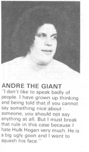 Andre the giant quote