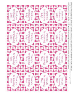 View and Print Party Favors When You Need Them!