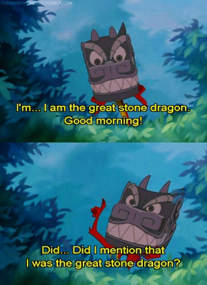 am the great stone dragon!