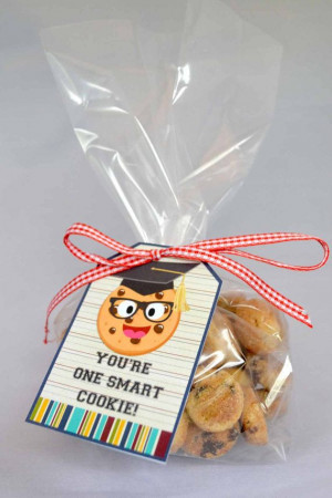 come with 2 different sayings. One that is great for your smart cookie ...