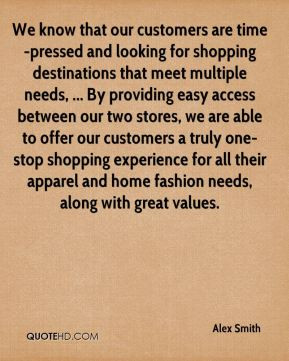 shopping destinations that meet multiple needs, ... By providing easy ...