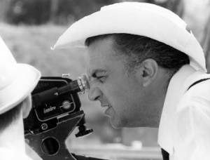 Federico Fellini on the set of 8½ , 1963