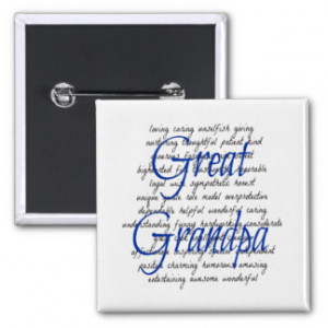 Words for Great Grandpa Pins