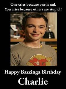 Sheldon Cooper Happy Birthday