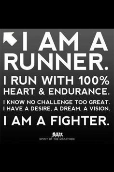am a runner More