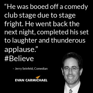 He was booed off a comedy club stage due to stage fright.” – Jerry ...