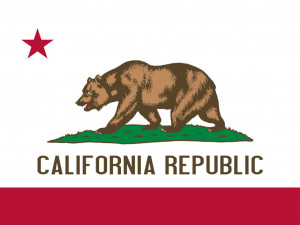 Image of American State Flag: California (CA)