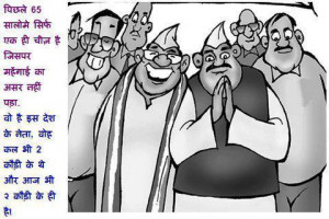 Cartoons on Corruption in India (in Hindi)