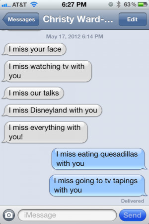 miss my best friend. Needing a whole lot of Christy in my life right ...