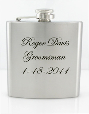 Bridesmaid Gifts Groomsmen Personalized Engraved Gift