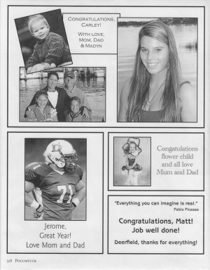 year the yearbook team is selling 8th grade recognition ads the ads ...