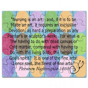 Lpn Gifts > Lpn Toys > Florence Nightingale Quote Bag.PNG Puzzle