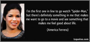 the first one in line to go watch