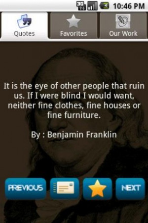View bigger - Benjamin Franklin Quotes for Android screenshot