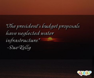 The president's budget proposals have neglected water infrastructure .
