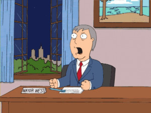 Family Guy Animation Mayor Adam West Photo Ebay