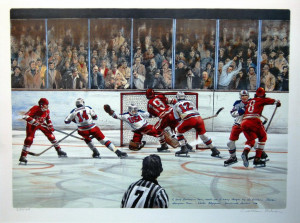 usa vs russia hockey fight